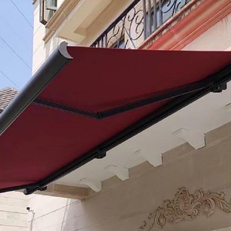 ม่านบังตาลูกกลิ้งด้านนอกรางแขนแบบก้อง