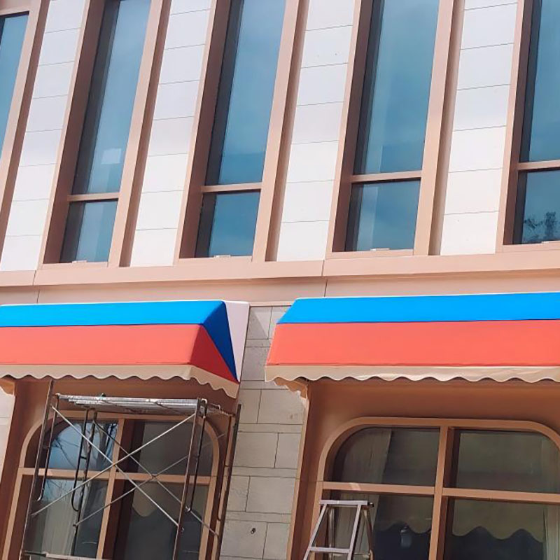 กันสาดแบบฝรั่งเศสแบบใช้มอเตอร์